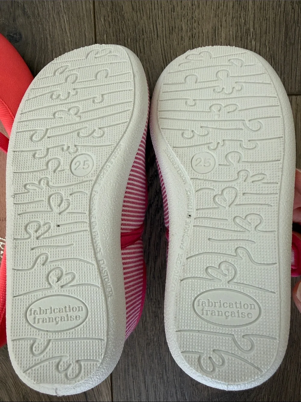 Jacadi Ballerinas Sneaker Girl Shoes 3 Pairs Size 24 & 25